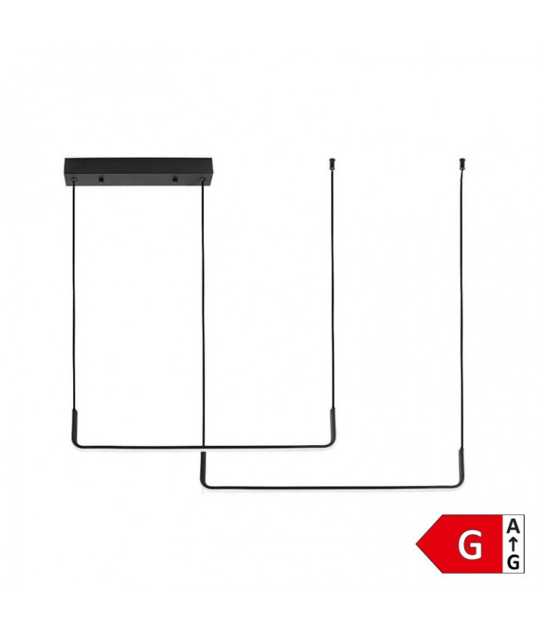 25W LED lámpara colgante barras 120cm - 1