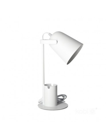 Lámpara LED de mesa E27 orientable ROLIG Blanca - 1