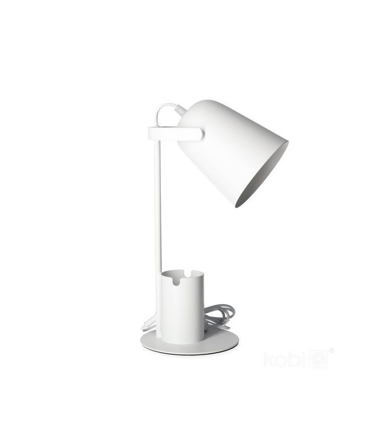 Lámpara LED de mesa E27 orientable ROLIG Blanca - 1