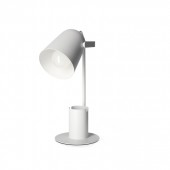 Lámpara LED de mesa E27 orientable ROLIG Blanca - 5