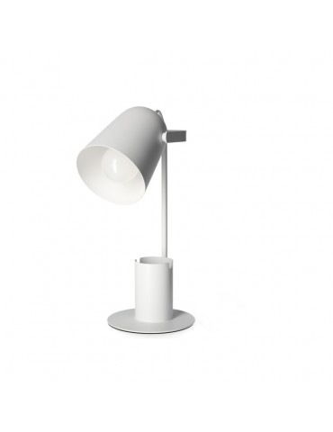 Lámpara LED de mesa E27 orientable ROLIG Blanca - 5
