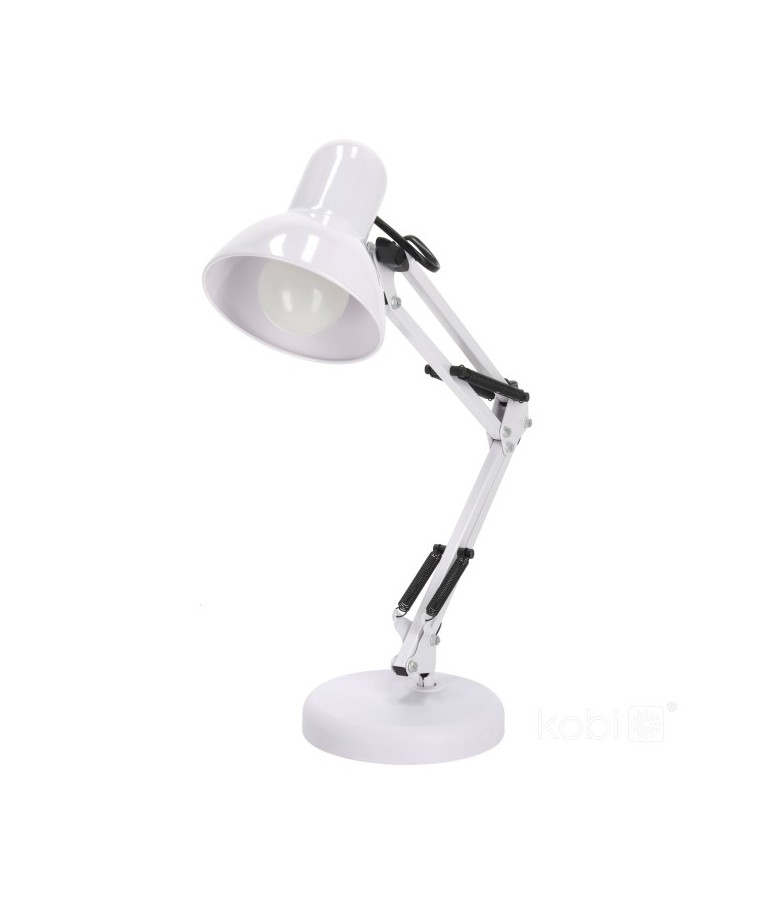 Lámpara  articulada led de mesa AURIQ E27 Blanca - 1