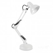 Lámpara  articulada led de mesa AURIQ E27 Blanca - 5