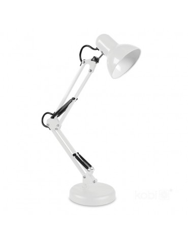 Lámpara  articulada led de mesa AURIQ E27 Blanca - 5