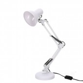 Lámpara  articulada led de mesa AURIQ E27 Blanca - 6
