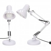 Lámpara  articulada led de mesa AURIQ E27 Blanca - 7