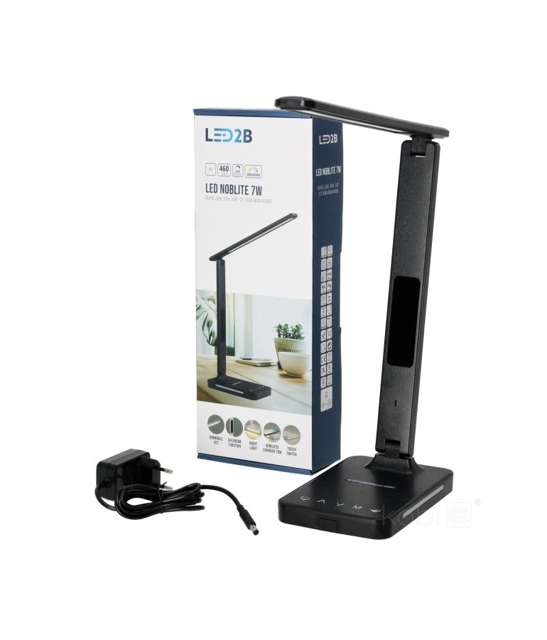 Lámpara de mesa LED NOBLITE 7W CCT Negro - 1