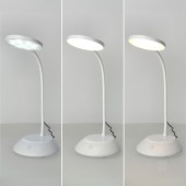 Lámpara mesa LED Flexo CCT VISUA DESK 5W Blanco - 3