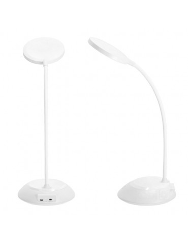 Lámpara mesa LED Flexo CCT VISUA DESK 5W Blanco - 6