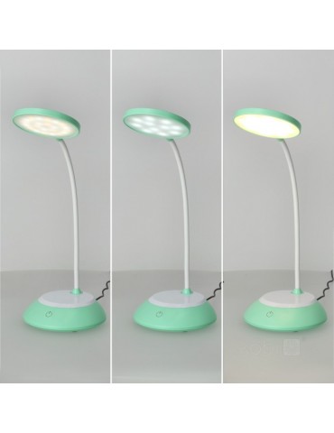 Lámpara mesa LED Flexo VISUA DESK CCT 5W Mint - 3