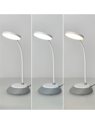 Lámpara mesa LED Flexo CCT VISUA DESK 5W Gris - 3