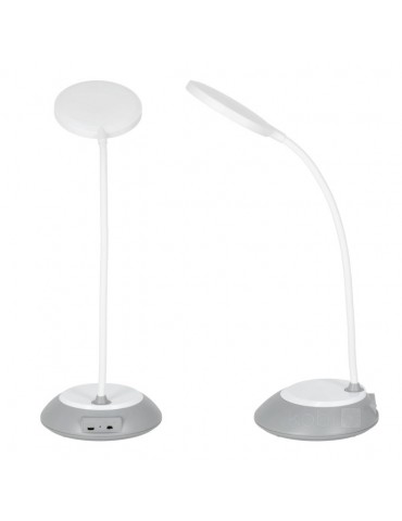 Lámpara mesa LED Flexo CCT VISUA DESK 5W Gris - 4