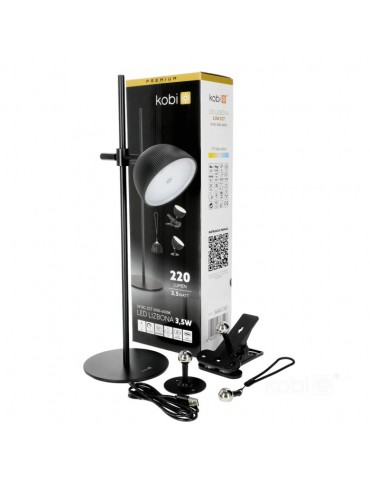 Lámpara LED de mesa LIZBONA CCT IP54 Negro - 1