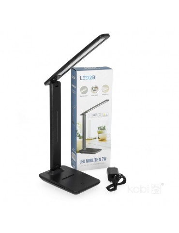 Lámpara LED de mesa NOBLITE 7W CCT Negro - 1