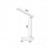 Lámpara LED de mesa NOBLITE 7W CCT Negro - 7