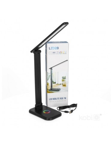 Lámpara LED de mesa NOBLITE RGB 7W CCT negro - 1