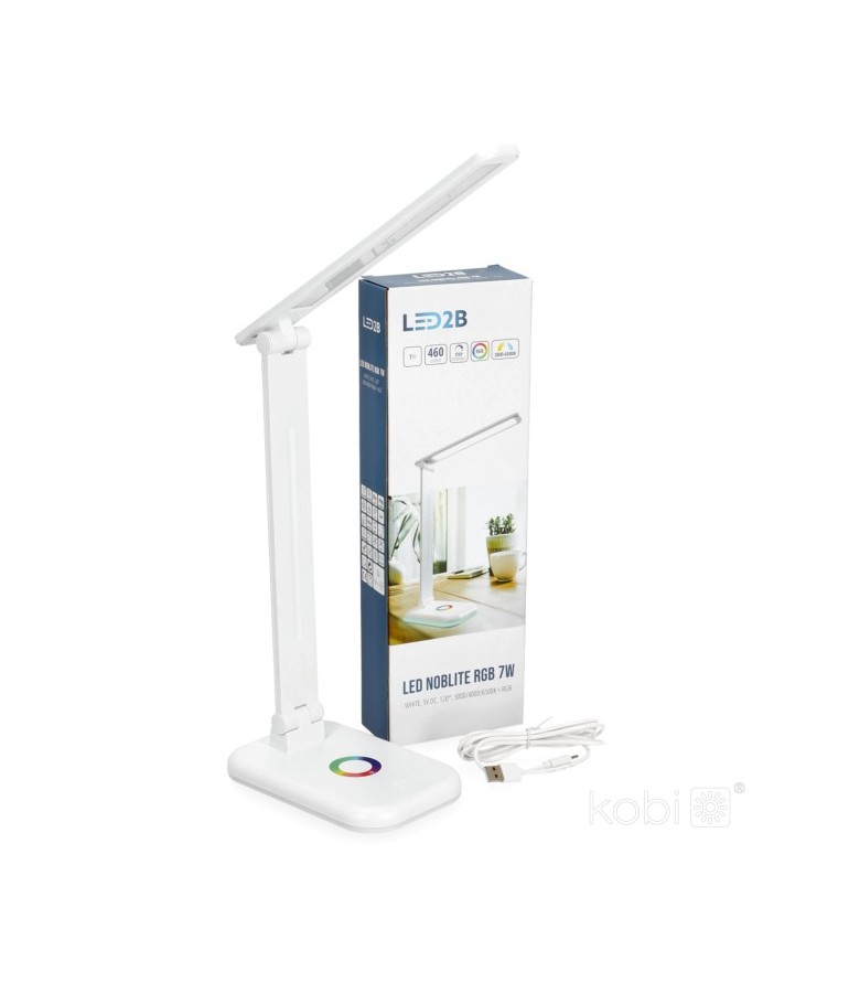 Lámpara LED de mesa RGB NOBLITE 7W CCT Blanco - 1