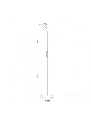 Lámpara de pie LED TEILO 10W 3CCT - 7
