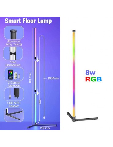 Lámpara Pie LED SMART RGB APP Mando - 2