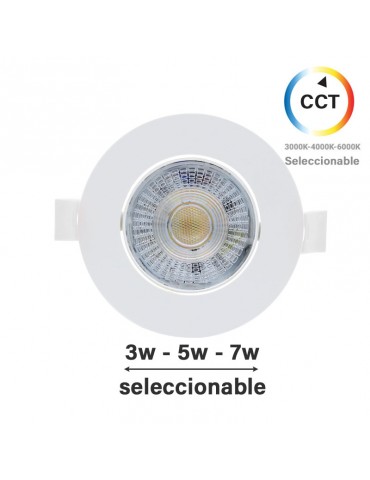 Foco Led empotrable Downlight 3-5-7W CCT - 4