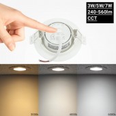 Foco Led empotrable Downlight 3-5-7W CCT - 2