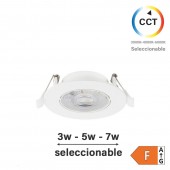Foco Led empotrable Downlight 3-5-7W CCT - 1