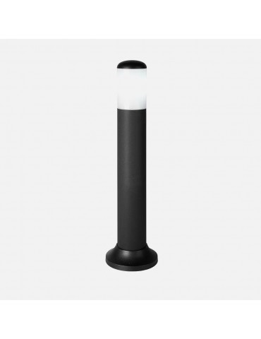 Baliza Redonda exterior 40cm E27 NEGRO - 5