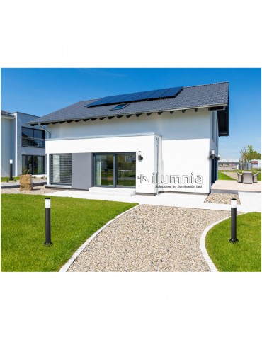 Baliza Redonda exterior 40cm E27 GRIS - 6