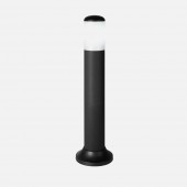 Baliza Redonda exterior 40cm E27 NEGRO - 5