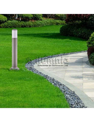 Baliza Redonda exterior 70cm E27 GRIS - 3