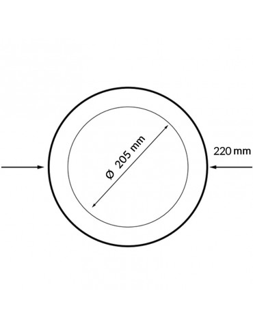 PANEL LED Downlight 20W Circular Empotrable Slim - 5