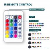 Mini Controlador con mando RGB 12V - 3