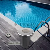 Foco suelo empotrar INOX 316 GU10 GIL 120mm IP67 - 2