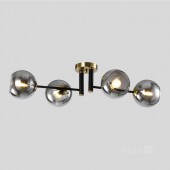 LAMPARA TECHO GLOBE ELEGANCE SMOKE S4 4xE14 - 2