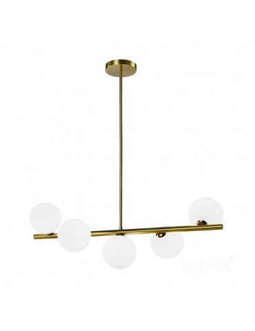 LAMPARA TECHO GLOBE ELEGANCE GOLD 5xG9 - 1