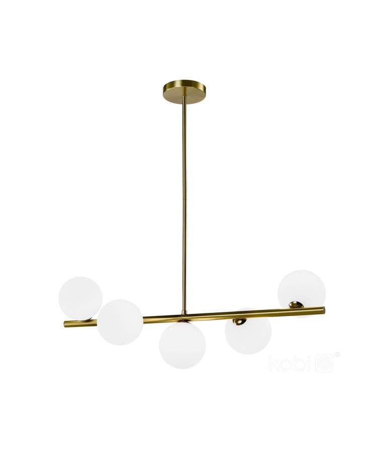 LAMPARA TECHO GLOBE ELEGANCE GOLD 5xG9 - 1