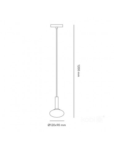 Lámpara colgante GLOBE ELEGANCE ELIPSE 1xG9 - 4
