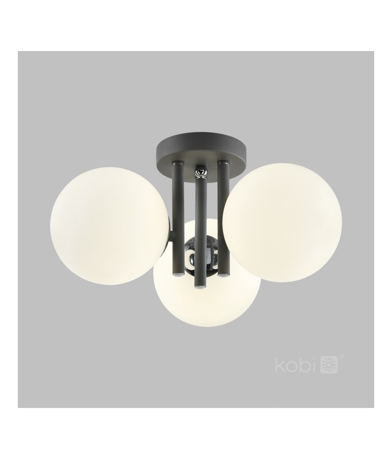 LAMPARA TECHO GLOBE ELEGANCE ASH 3xG9 - 1