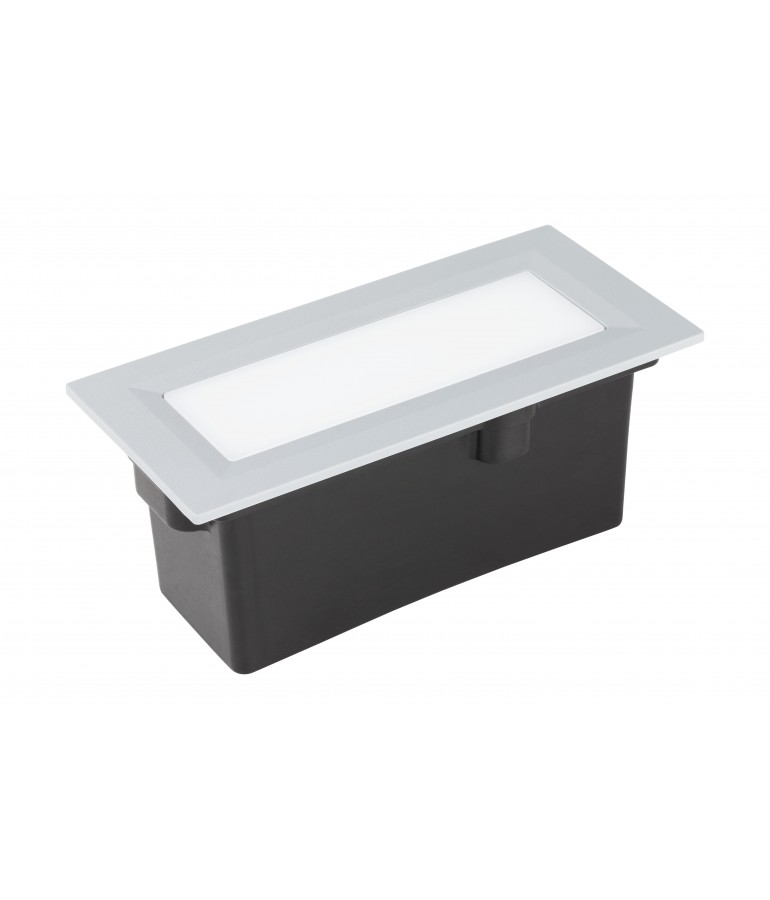 Aplique Pared LED 2,5W Rectangular Clara 170 empotrar