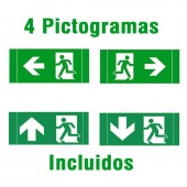 Luminaria LED DE EMERGENCIA 320lm 3Hs Autonomía - 2