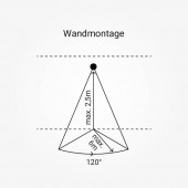 Sensor IP65 PIR exterior mini empotrable - 4