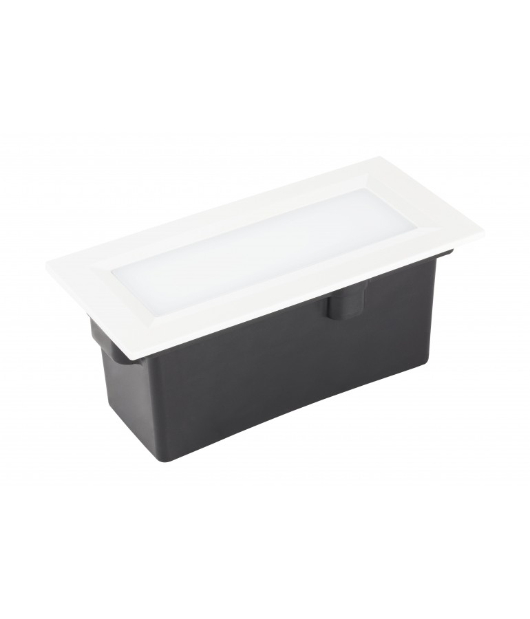 Aplique Pared LED 2,5W Rectangular Clara 170 empotrar