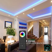 Mando RF 8 Zonas RGB CCT Tiras led 12/24V DC - 2