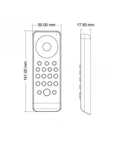 Mando RF 8 Zonas RGB CCT Tiras led 12/24V DC - 4