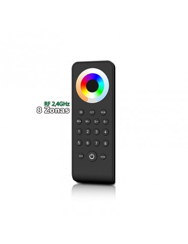 Mando RF 8 Zonas RGB CCT Tiras led 12/24V DC - 6