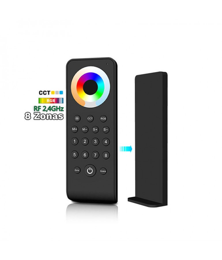Mando RF 8 Zonas RGB CCT Tiras led 12/24V DC - 1