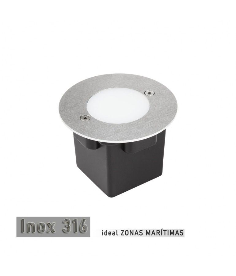Aplique Pared LED 2W Circular Clara 97 empotrar 316