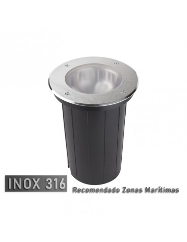 Foco empotrable suelo E27 Resina Gil 190mm - 7