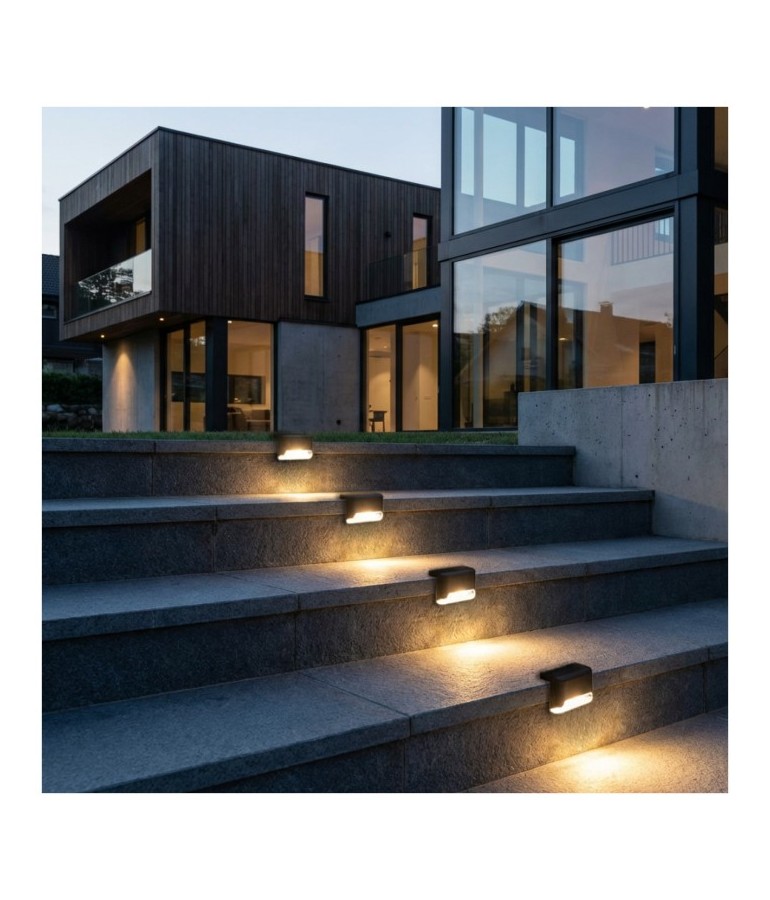 Led Solar Escalera PHOTON 3000K IP44 8 unidades LED2B - 1