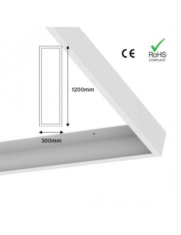 KIT DE MONTAJE EN SUPERFICIE PANEL LED 120x30cm - 2